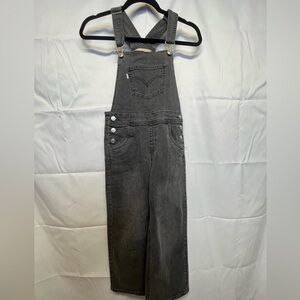 Levis Silver Tab Overalls Girls Size 10 Reg Faded Gray Denim Jumper